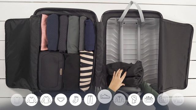 Samsonite - What can you fit in a medium suitcase? смотреть онлайн