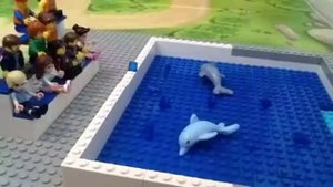 The Lego dolphin show