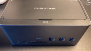 Док-станция для Macbook Cabletime. Забудь про донглы и провода!