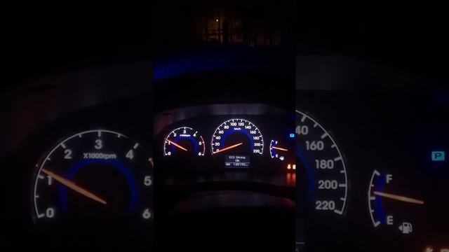 Запуск в -27 Hyundai Santa Fe 2011 Дизель 2.2 197 л.с. смотреть онлайн