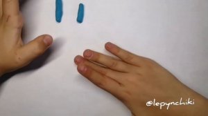 Алфавит из воздушного пластилина. Буква К.