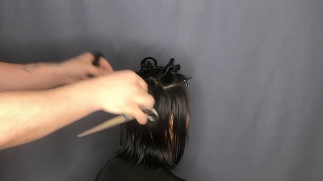 БЫСТРАЯ СТРИЖКА  НА АЗИАТСКИХ ВОЛОСАХ С НЕСВЕДЕННЫМИ ЗОНАМИ НА БАЗЕ КАРЕ.