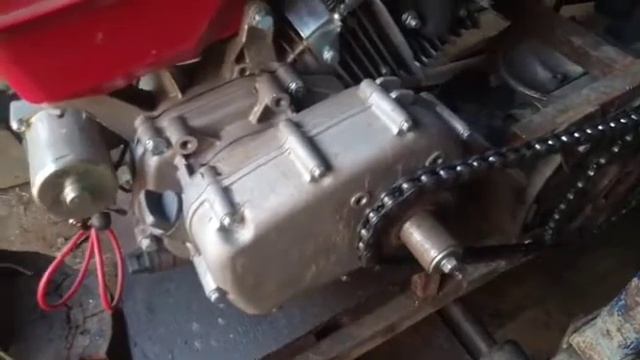 Центробежное сцепление и двигатель Форза 15 лошадиных сил смотреть онлайн