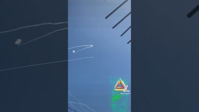 "Железный купол" работает по ракетам выпущеным с территории Сектора Газа.
#irondome #israel #war