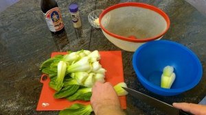 Жареная капуста Пак Чой / Бок Чой с кунжутом и тайским или соевым соусом