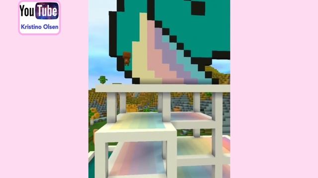 DIY Minecraft,Mini World/How To Build Cute House In Minecraft❤️?? смотреть онлайн