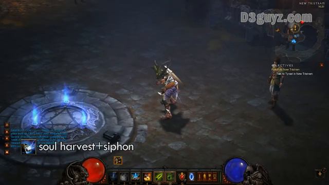 Diablo3-Колдун-умение-Жатва душ смотреть онлайн