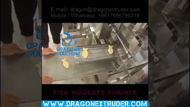 How to Make a Fish Shape Nuggets by a Hamburger Patty Former смотреть онлайн