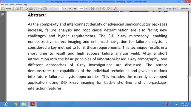 3 D X Ray Imaging With Nanometer Resolution for Advanced Semiconductor Packaging FA смотреть онлайн