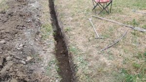 Траншея под кабель ввода в свой дом