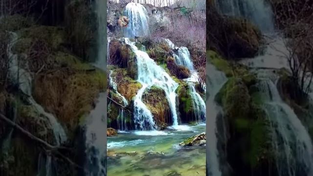 Водопад  Звуки Природы Для Отдыха #relax #waterfall #forest