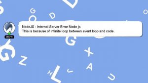 NodeJS : Internal Server Error Node js