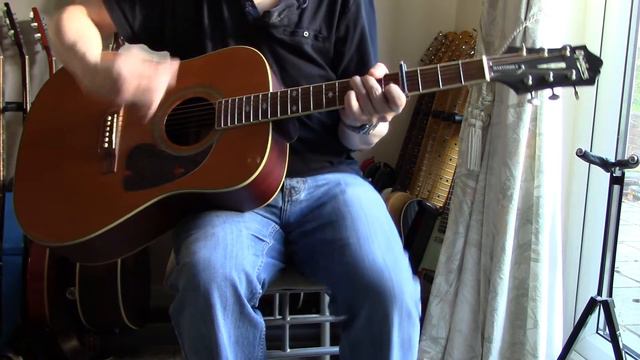 Simon and Garfunkel I am a Rock cover Epiphone Masterbilt DR500M смотреть онлайн