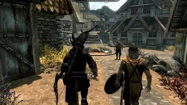 Странный Скайрим баг с драконом смотреть онлайн