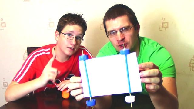 Как сделать машину своими руками! Простая машина на воздушной тяге! Тестируем машину - Отец и Сын смотреть онлайн