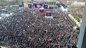 Все не влезли на  Концерт-митинг в «Лужниках» посвящённый Дню воссоединения Крыма с Россией.