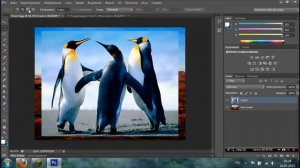 Склеиваем 2 фотографии в фотошопе.