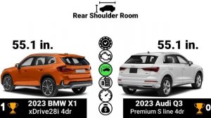BMW X1 2023 vs Audi Q3 2023