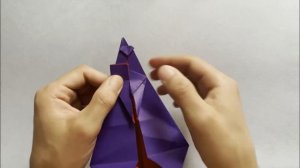 How to make Origami Chinese dragon, step by step tutorial