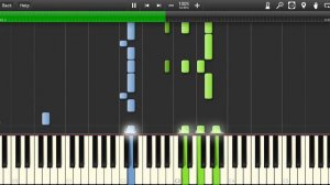 Depeche Mode - Stripped Piano Cover [Synthesia Piano Tutorial]