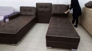 САМЫЙ УДОБНЫЙ УГЛОВОЙ ДИВАН трансформер Оскар П! Поворотно-откатной диван ножницы