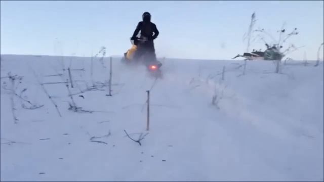 Обкатка снегохода BRP TUNDRA LT 600 ACE смотреть онлайн