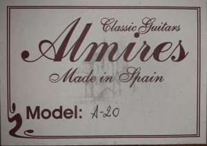 Гитара Almires A-20 Ель - Hit the road Jack.