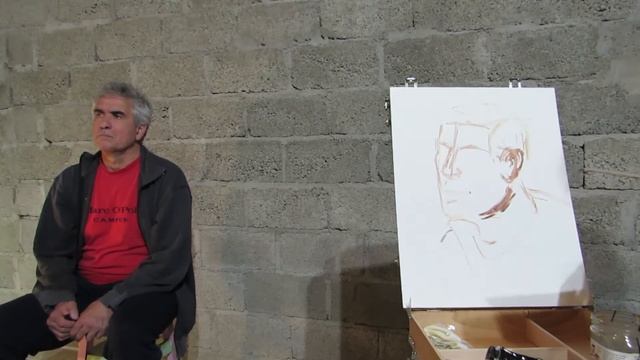 Как рисовать на холсте портрет смотреть онлайн