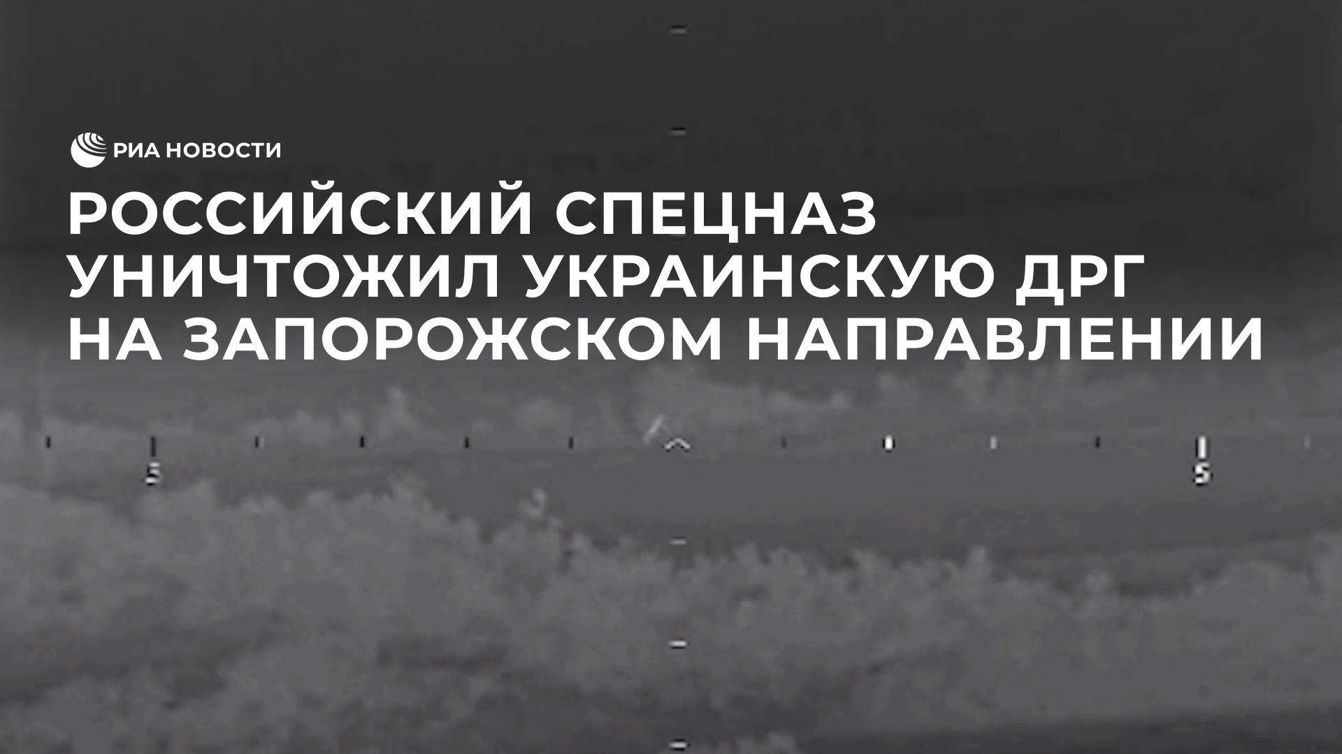 Российский спецназ уничтожил украинскую ДРГ
