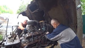 ПЕРВЫЙ ЗАПУСК нового двигателя ГАЗ 66. Наконец-то!
