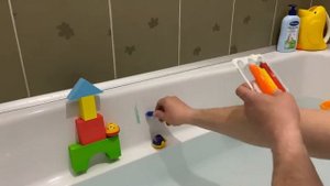 Карандаши для ванной Munchkin (Манчкин). Портит ли ванну? Игрушка для 3 лет. Игрушка для купания.