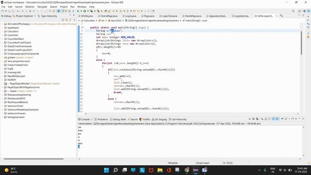 Longest Substring Without Repeating Characters #leetCode  #java #coding #intervewQuestions