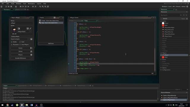 Видеокурс по GameMaker Studio 2 [2 урок] (Анимация движения персонажа)