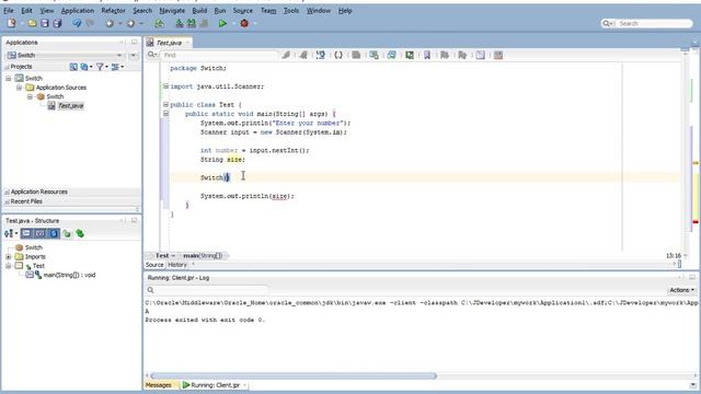 Switch Statement in Java смотреть онлайн