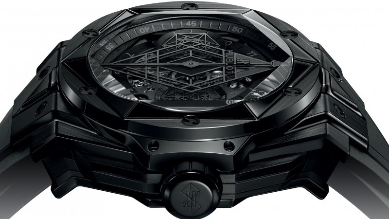 SANG BLEU POUR SE FAIRE UN SANG D'ENCRE TOUT EN NOIR (Big Bang Unico Sang Bleu II All Black) @HUBLOT