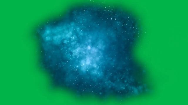 4K Blue Blob Space Galaxy Abstract Lights Floating Green Screen смотреть онлайн