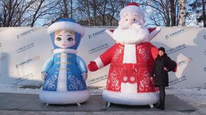 Надувные фигуры на Новый Год - Новогодние декорации