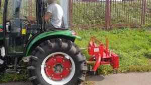 Трактор CATMANN XD-65.4 LEXON с косилкой Lisicki 1,65м, тестовый прогон