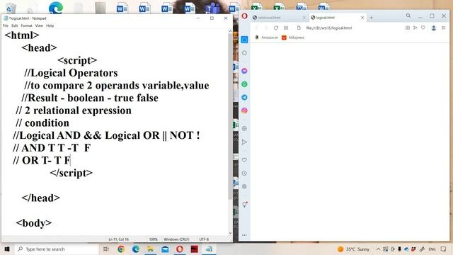 Logical Operators in JavaScript || JavaScript Tutorial for Beginners