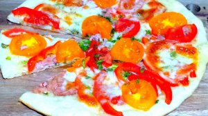 ПИЦЦА С ТУНЦОМ И ОВОЩАМИ🍕Ольгины Рецепты.