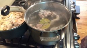 Рассольник с рисом, без перловки. Готовлю из того, что есть в наличии.