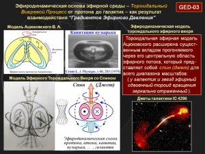 «ФИЗИКА ШАРОВОЙ МОЛНИИ» №167. 23.11.2022г.  “Гравитация, инерция и ускоренное движение эфира