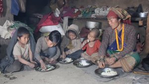 Myvillage official videos EP 753 || Sisno cooking vegetables in the village