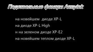 Подствольные фонари Армитек
