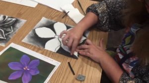 SJCPLS Online Event: Bartram's Ixia: Charcoal Drawing Class--7/29/2021