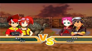 Altirhinus and Albertosaurus Dinosaur King Arcade Game 古代王者恐竜キング VS Alpha Fortress Hard