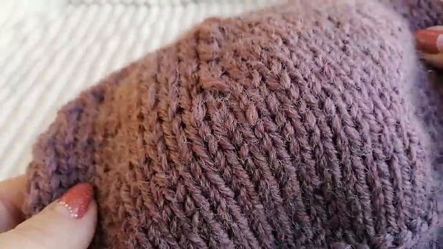 ПРОСТЕЙШАЯ ШАПКА спицами из шерсти ЯКА за пару часов ?? #шапкаспицами #шерстьяка