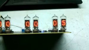 Тест всех газоразрядных индикаторов на плате