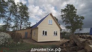 Дачный дом 6 на 6 с мансардой