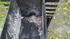 Самый удобный вертикальный мангал - удаляем золу после приготовления!